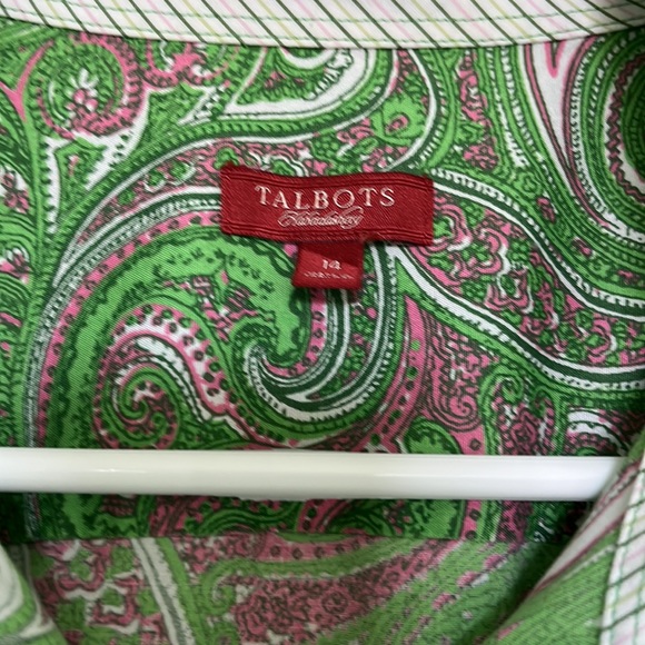 TALBOTS women’s dress shirt size 14 - Picture 2 of 4